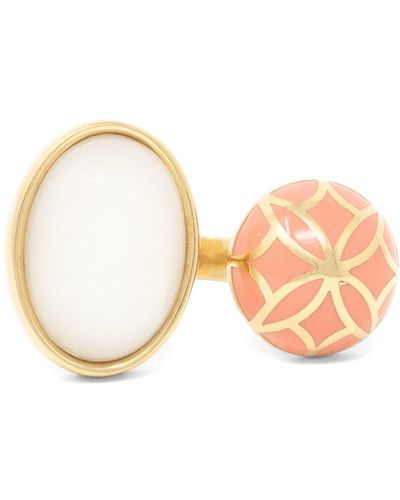 Georgina Jewelry Signature Sphere Coral Resin Ring - Multicolour