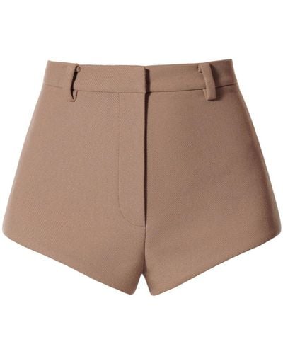 AGGI Neutrals Cori Classic Micro Shorts - Brown