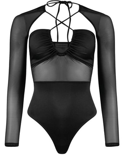 OW Collection Margot Bodysuit - Black