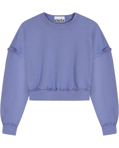 Khéla the Label Lovestruck Sweatshirt - Blue