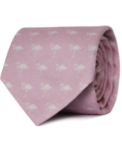 Tom Astin Flamingle Necktie - Purple
