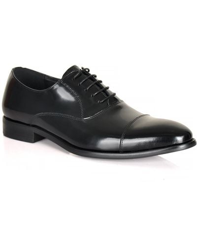 DAVID WEJ Classic Formal Leather Shoe - Black