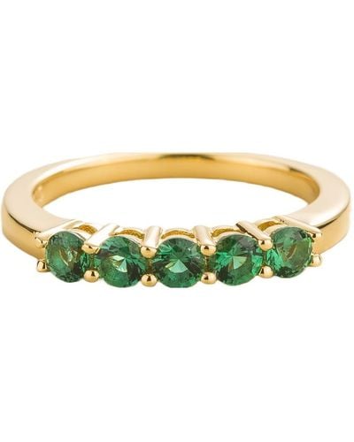 Juvetti Paro Ring In Emerald - Yellow