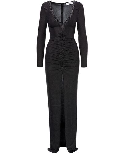 Nissa Embellished Maxi Dress - Black