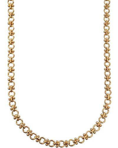 IN CAUDA VENENUM Parvati Necklace - Metallic