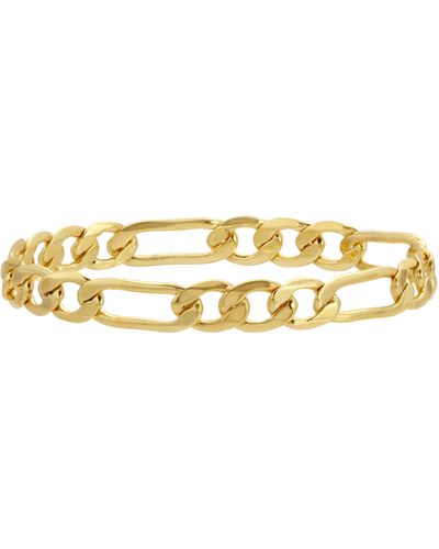 Leeada Jewelry Jade Chain Ring - Metallic