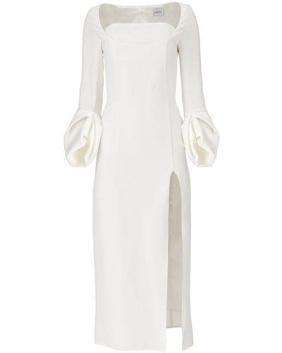 MOOS STUDIO Midi Dress - White