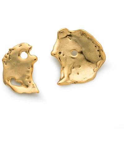 EVA REMENYI Talisman Moon Earrings - Metallic