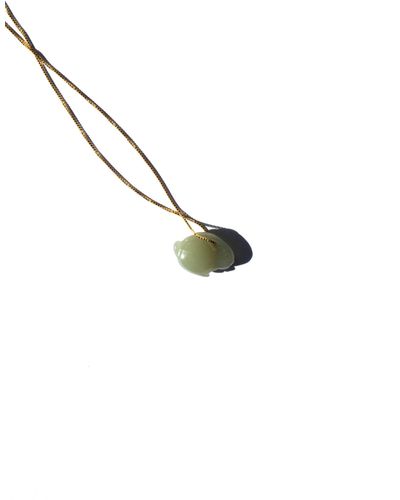 seree Year Of The Rabbit Limited Edition Jade Necklace - Metallic