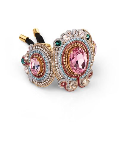 Izabela Felinski Majestic Pink Bracelet - Multicolor