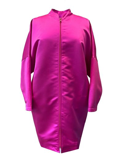 Maxjenny Los Angeles Love Pink Spring Coat