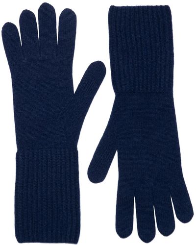 Loop Cashmere Cashmere Glove In Midnight - Blue