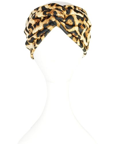 Jennafer Grace Leopard Twist Headband - Multicolor