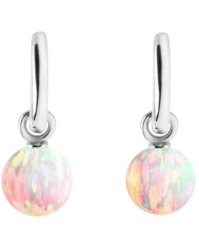 Ora Pearls Aetia Sun Opal Hoop Earrings - Multicolor