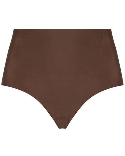 Commando Neutrals / Zone Control Smoothing Thong, Mocha - Brown