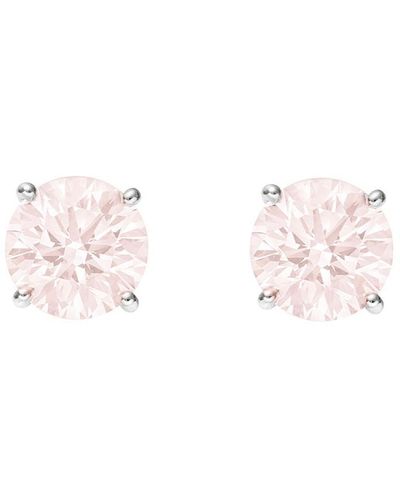 Augustine Jewels Rose Quartz Small Stud Earrings - Pink