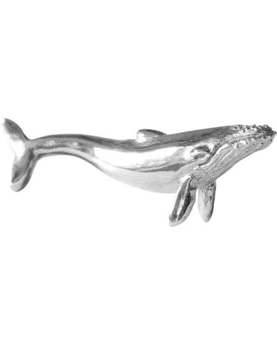 Lee Renee Blue Whale Lapel Pin – - White