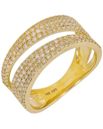 770 Fine Jewelry Diamond Split Ring - Metallic