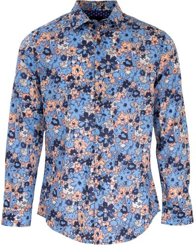 lords of harlech Norman Wunderbar Floral - Blue