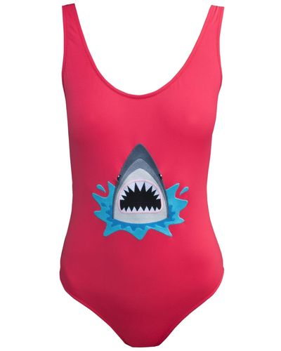 My Pair Of Jeans Sharky Embroidered Swimsuit