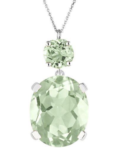 Augustine Jewels Amethyst Drop Necklace - Green