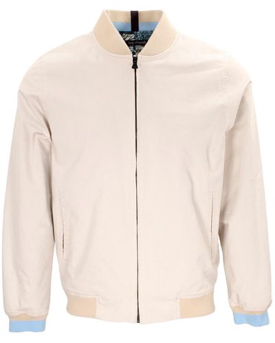 lords of harlech Lancaster Bomber Jacket Pumice - Multicolor