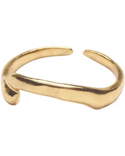YAA YAA LONDON Little Hug Vermeil Ring - Metallic