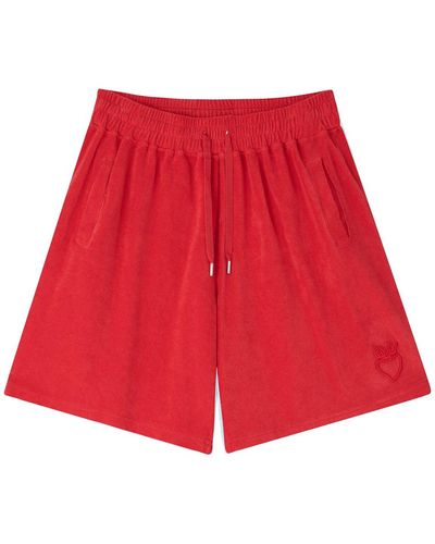 Planet Loving Company Organic Terry Shorts - Red