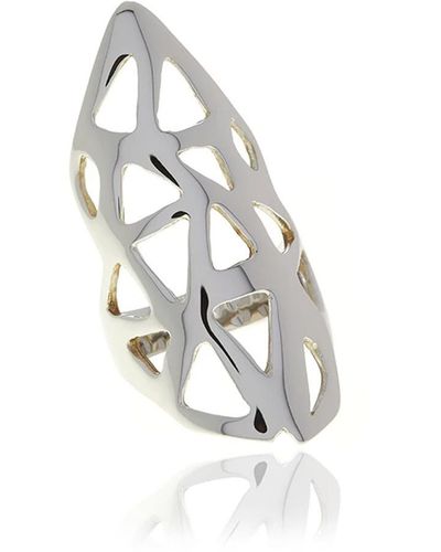 Georgina Jewelry Les Racines Triangle Ring - Metallic
