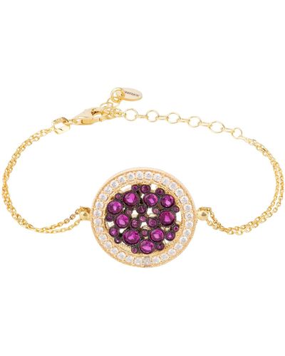 LÁTELITA London Arabian Nights Bracelet Ruby Gold - Metallic