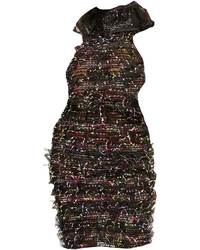 Sarah Regensburger Goddess Summer Dress Multicolor - Black