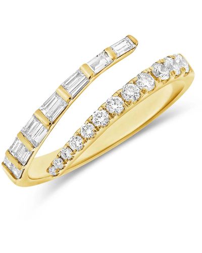770 Fine Jewelry Luxe Open Diamond Wrap Ring - Metallic