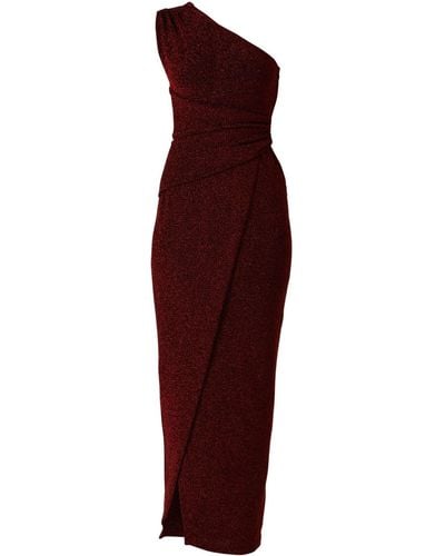 SACHA DRAKE Valedictory Dress In Ruby - Red