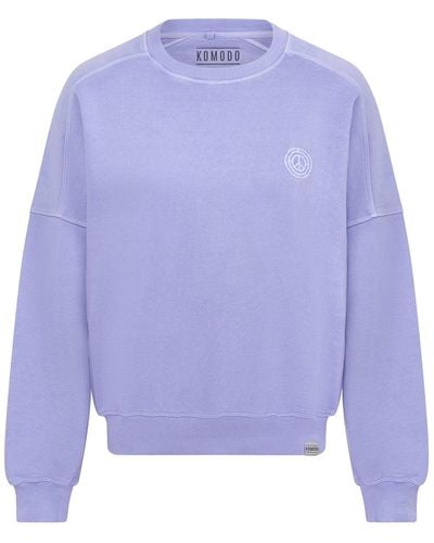 Komodo Dawn Sweater Gots Organic Cotton - Purple