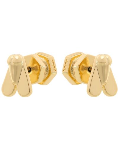 All We Are Aff Fly Stud Earring - Metallic