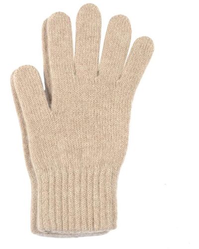 Paul James Knitwear 100% Cashmere Gloves - Natural