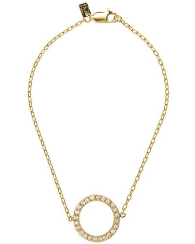 Georgina Jewelry Gold Infinity Diamond Bracelet - Metallic