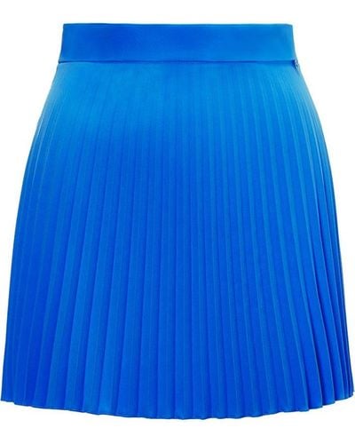 Nissa Pleated Mini Skirt Navy - Blue