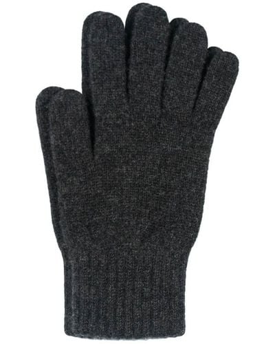 Paul James Knitwear Cashmere Vivaan Gloves - Black
