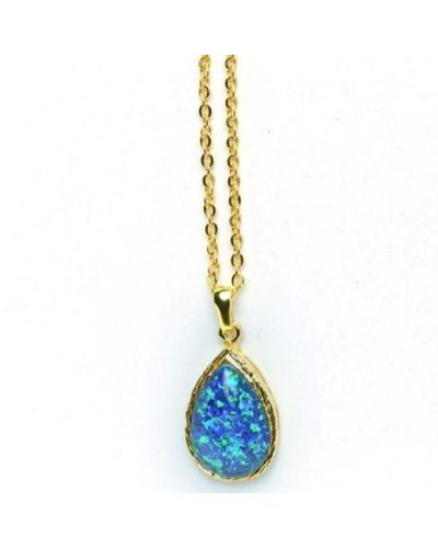 EUNOIA Jewels Cherish Necklace Opal -blue ,green