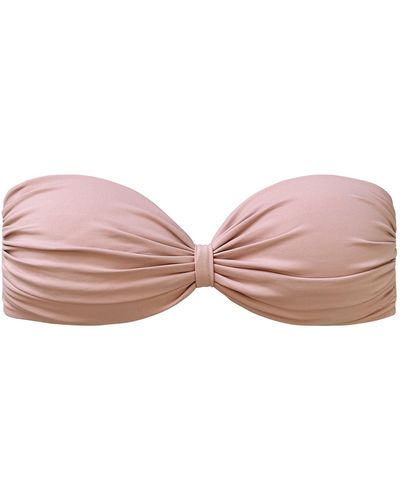 NUAJE NUAJE Ariel Padded Bikini Top In Pink