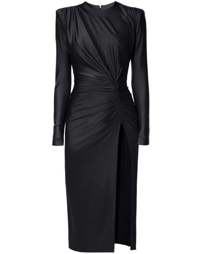 AGGI Adriana Power Midi Dress - Black