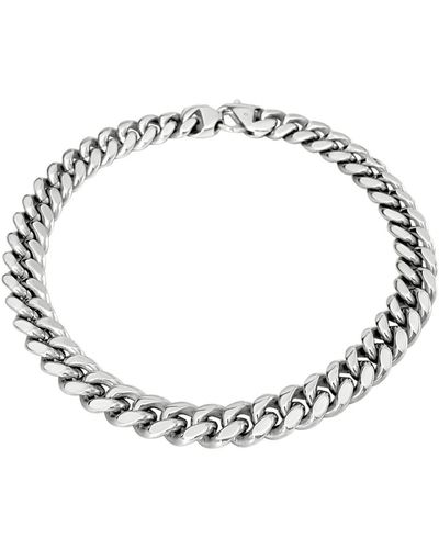 Anisa Sojka Chubby Chain Link Necklace - Metallic