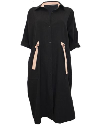 Joeleen Torvick Shiloh Shirt Dress - Black