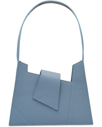 Mas Laus "asymmetrical Shape Shoulder Bag, Azure" - Blue