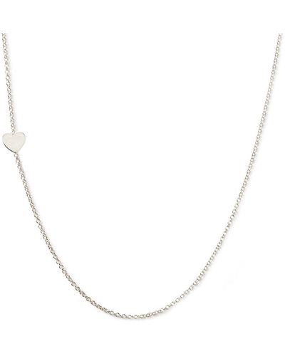 Maya Brenner 14k Gold Asymmetrical Charm Necklace - Metallic