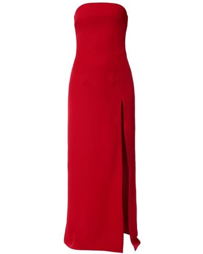 AGGI Lisa Delicious Strapless Maxi Evening Dress - Red