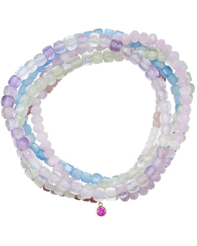 Soul Journey Jewelry Pastel Parfait Bracelets - Blue