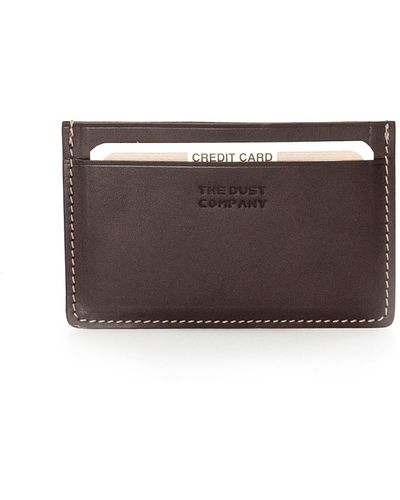 THE DUST COMPANY Leather Cardholders Cuoio Havana - Brown