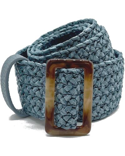 Nooki Design Mimi Woven Belt In - Blue